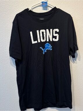 Nike NFL Dri-FIT Black Detroit Lions Tee BNWOT Sz L